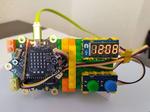A Calliope mini 3 clock with timer